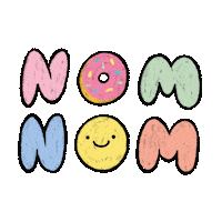 Comida Eating Sticker