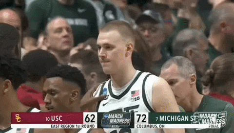 Michigan State Sport GIF by NCAA March Madness