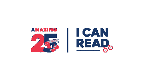 25Th Anniversary Sticker by I CAN READ INDONESIA