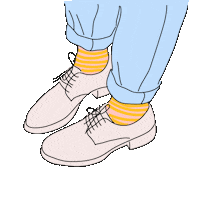 AudeHerrard shoes jeans chaussures chaussettes Sticker