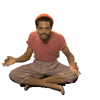 Meditation Heyyy Sticker by KAMAUU