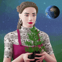 winnerbanu earth tree plant earthday GIF