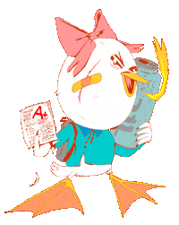 Daisy Duck Fire Sticker by sarahmaes