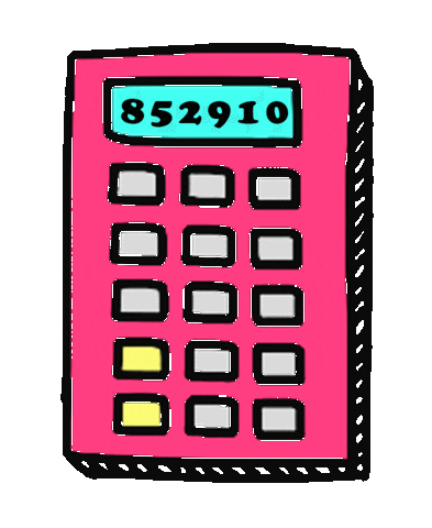 Numbers Economy Sticker by Hogar&ando