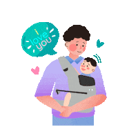 Family Love Sticker by Little Zen Baby