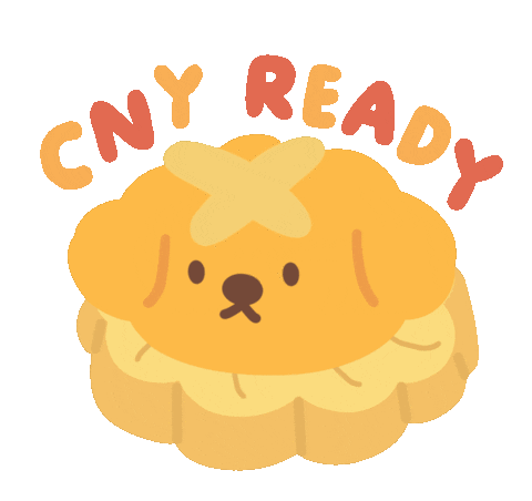 Chinese New Year Dog Sticker by Cozy Town Co