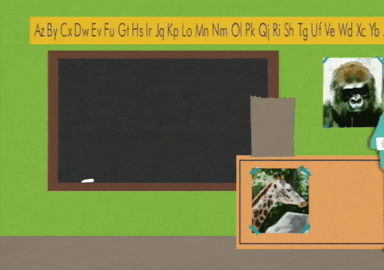 teacher gorilla GIF by South Park 