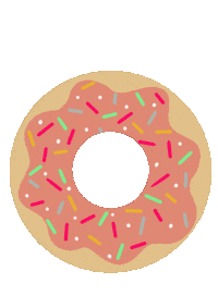 del_pieros pink yum tasty dessert Sticker