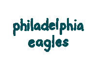 Philadelphia Eagles Football Sticker