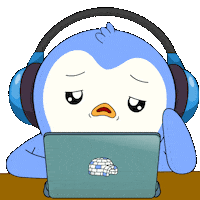 Sleepy Illustration Sticker by Pudgy Penguins