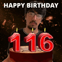 116 Birthday GIF