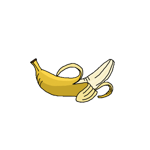 Banana Fruit Sticker by DISCARD