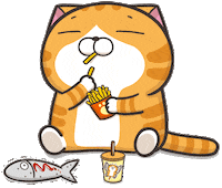 Cat Lanlancat Sticker by MochiDad