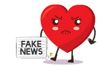 Fake News Sticker by Singapore Heart Foundation