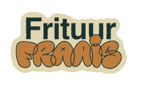Frituur Sticker by Letterlik