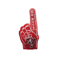 Bucs Foam Finger Sticker by Tampa Bay Buccaneers