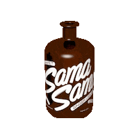 samasamaginger bottle sama samasama samasamaginger Sticker