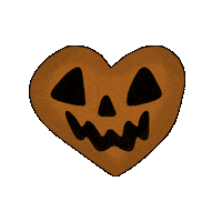 Halloween Orange Sticker by Easy Peasy Cutters