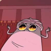 buzzfeedanimation angry fire mad why GIF
