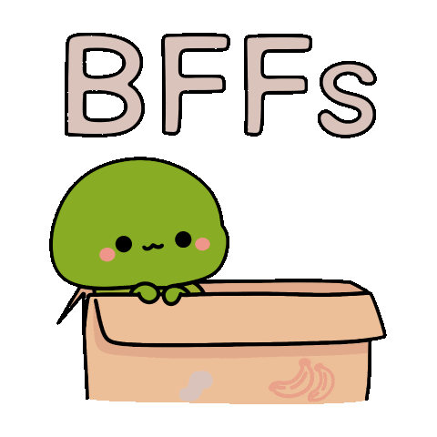 Best Friends Love Sticker by Kibbi