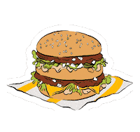 Burger Mcdonalds Sticker by McDonald's Ukraine
