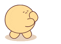 acommz thinking 고민 고민중 dowdow Sticker