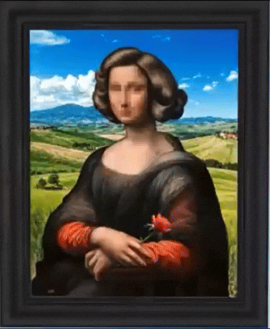 Mona Lisa Art GIF by ElmonX