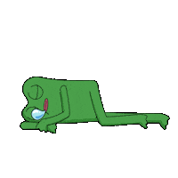 Do Not Disturb Sleeping Sticker by fwogs