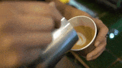 Syra_coffee love heart coffee drink GIF