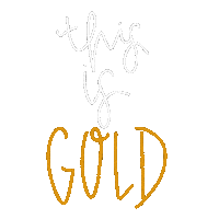 Gold Yes Sticker