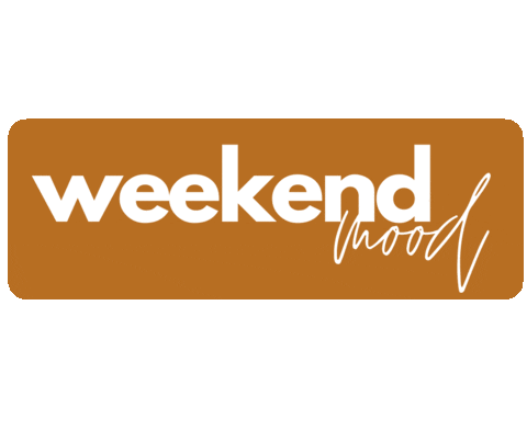 Mood Weekend Sticker by Lucie Camfrlová