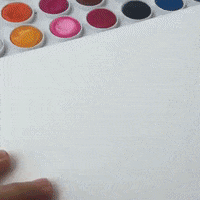 erlynpaz lettering may mayo acuarela GIF