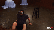 scared virtual reality GIF by truTV