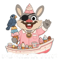 Melting Ice Cream Sticker