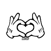 nuts_cuts love heart like dj Sticker