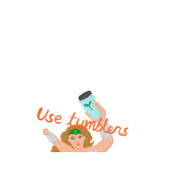 studioharang vegan climatechange 비건 탄소중립 Sticker