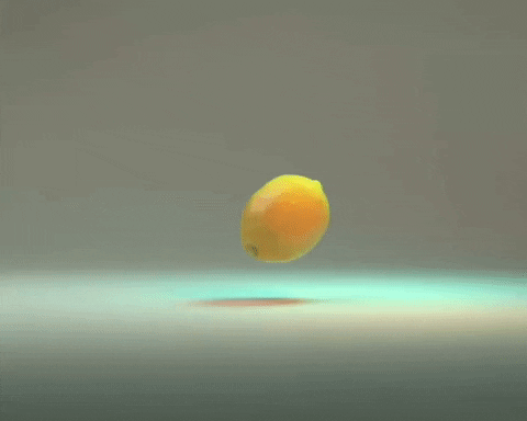 rizalalthur 3d lemon c4d splash GIF