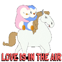 I Love You Couple Sticker by Pudgy Penguins