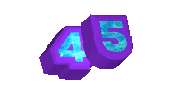 45 Sticker by Kirsten Hurley