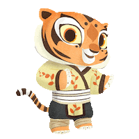 Kung Fu Fight Sticker by DreamWorks Animation