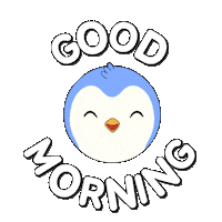 Good Morning Sticker by Pudgy Penguins