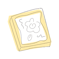 Sugar Cookie Flower Sticker by Sweetness