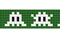 Space Invader Sticker