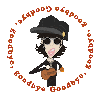 maayanselaart music animation goodbye lp Sticker