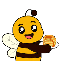 Starving Good Morning Sticker by Plan Bee Studios