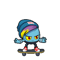 Toikido run skate egg skateboard Sticker