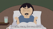 angry bed GIF by South Park 