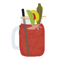 THERUSTIC bloody mary the rustic the rustic dallas the rustic sa Sticker