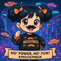 Neon City Mustache GIF by Persona