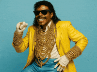 80S Gold GIF by Jukebox Saints